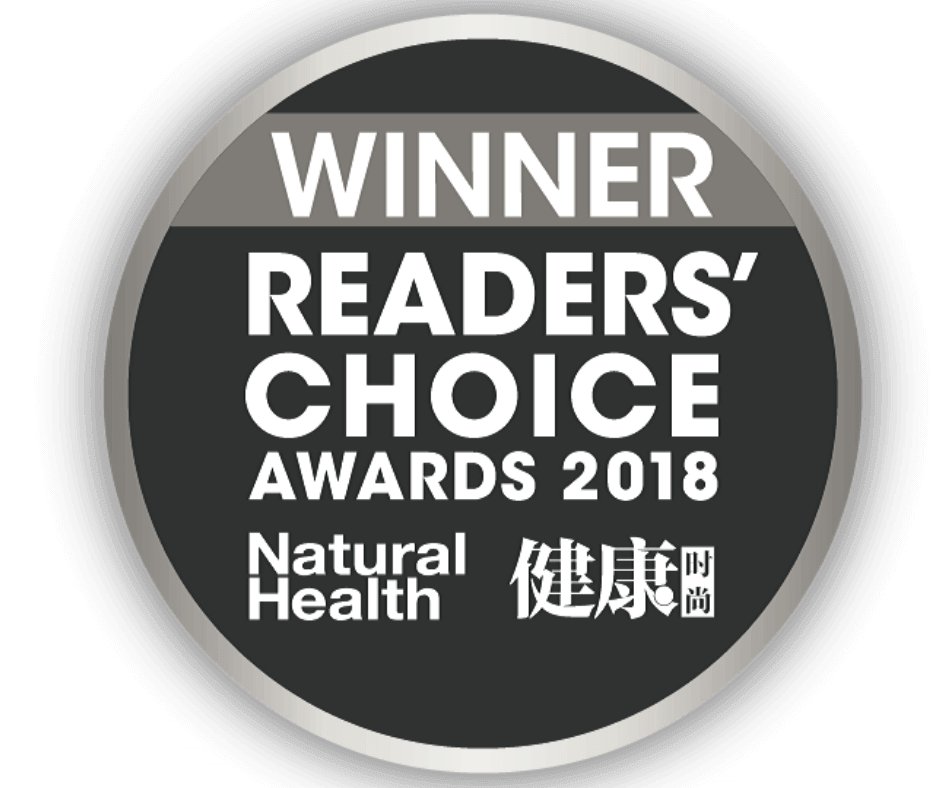 2018 Natural Health Readers' Choice Award for knee pain treatment in KL